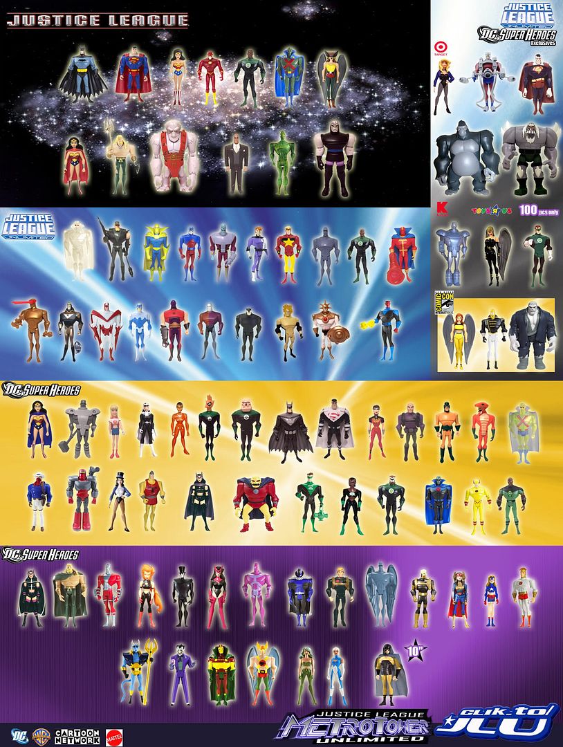 JLU Justice League Unlimited action figures Action Figure Archive